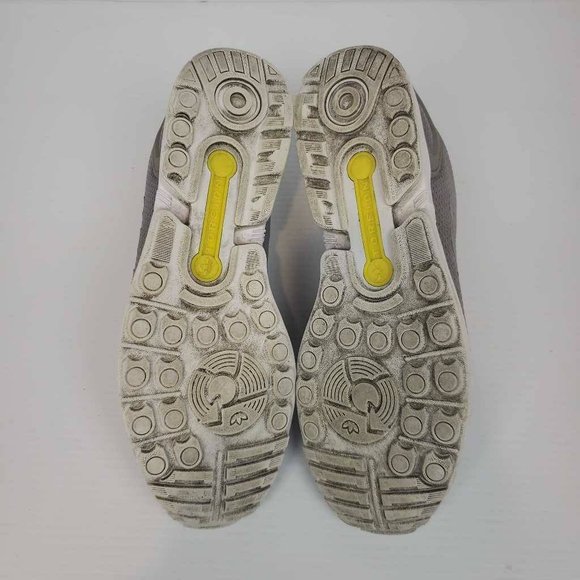 Adidas Mens ZX Flux Running Shoes Gray M19838 Mesh Low Top Lace Up Sneaker 10.5M - Picture 4 of 12